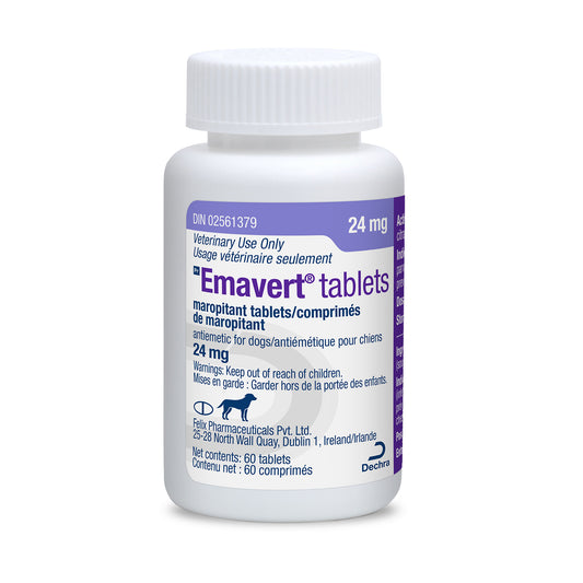 Emavert Tablets for Dogs, 24 mg, 60 Tablets