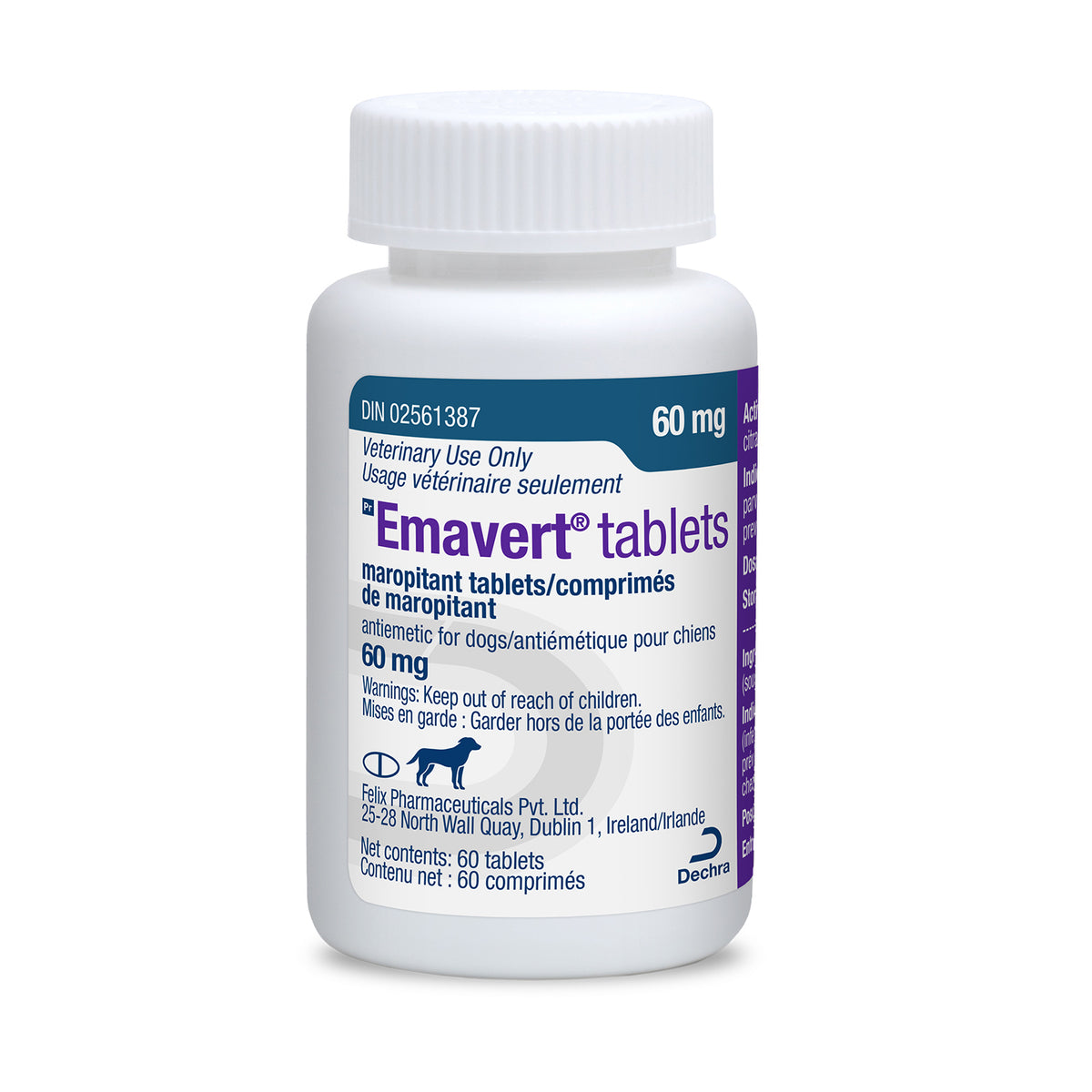 Emavert Tablets for Dogs, 60 mg, 60 Tablets