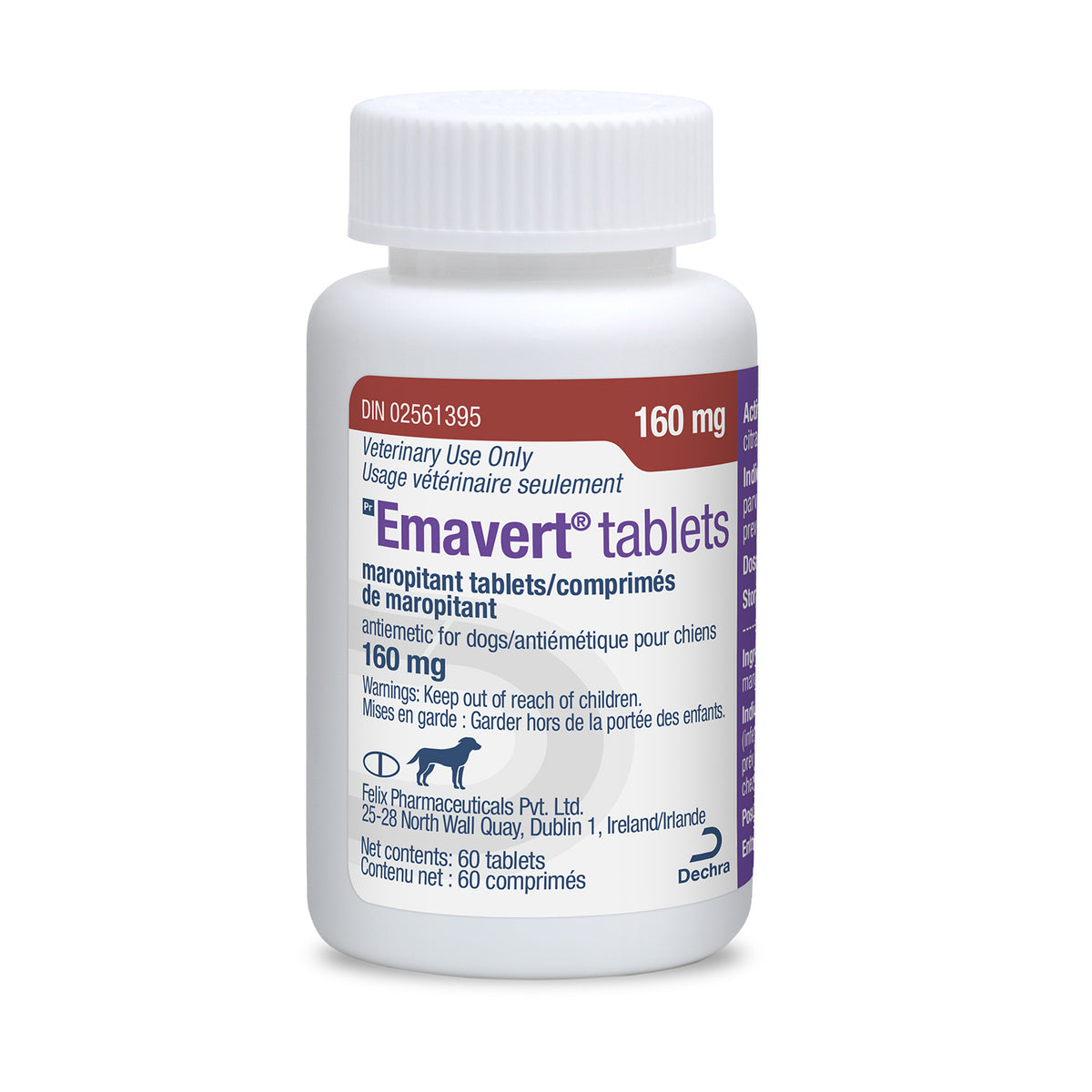 Emavert Tablets for Dogs, 160 mg, 60 Tablets