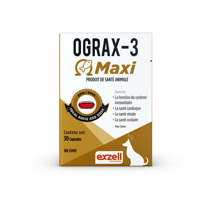 Ograx-3 Maxi for Dogs 30 Cap 1560 mg - Default Title - product image 1