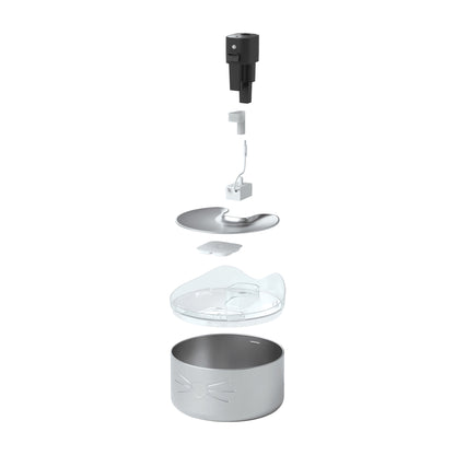 Drinking Fountain Cordless PIXI in Stainless Steel for Cats 1 Unit - Default Title - product image 4