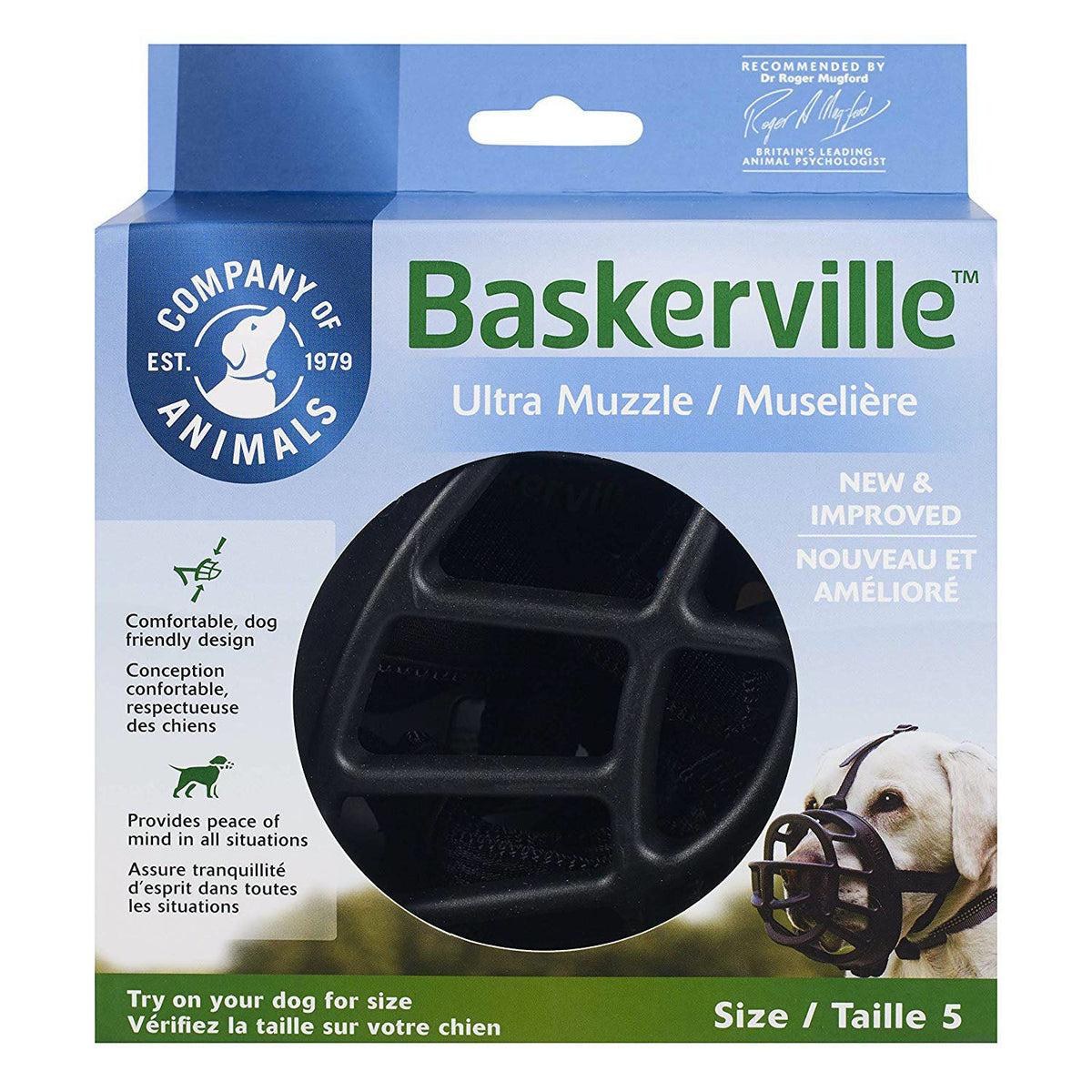 Ultra Muzzle for Dogs, Black, 5 - Default Title - product image 2