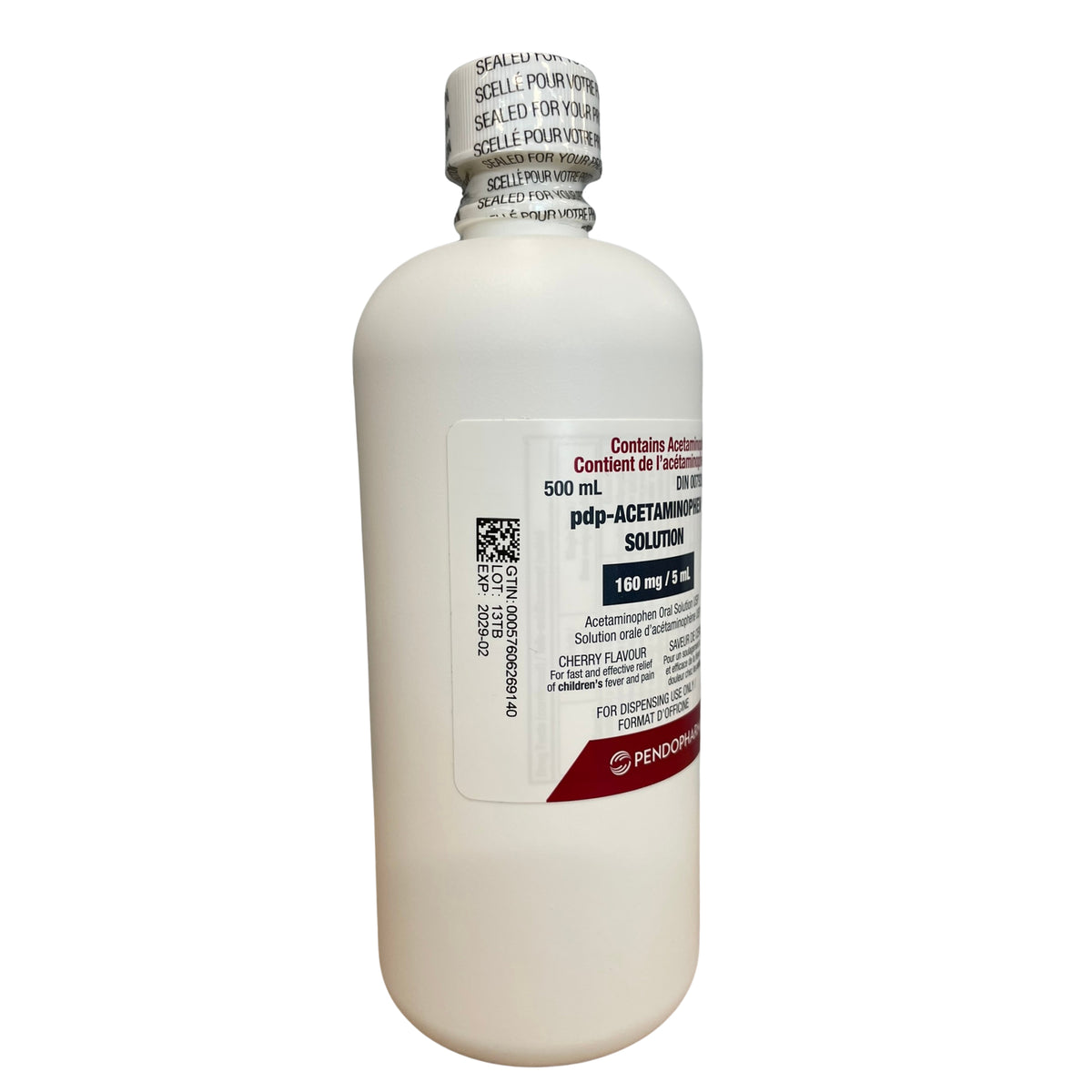 Pdp-Acetaminophen Solution 500 mL Bottle 32 mg/mL - Default Title - product image 2