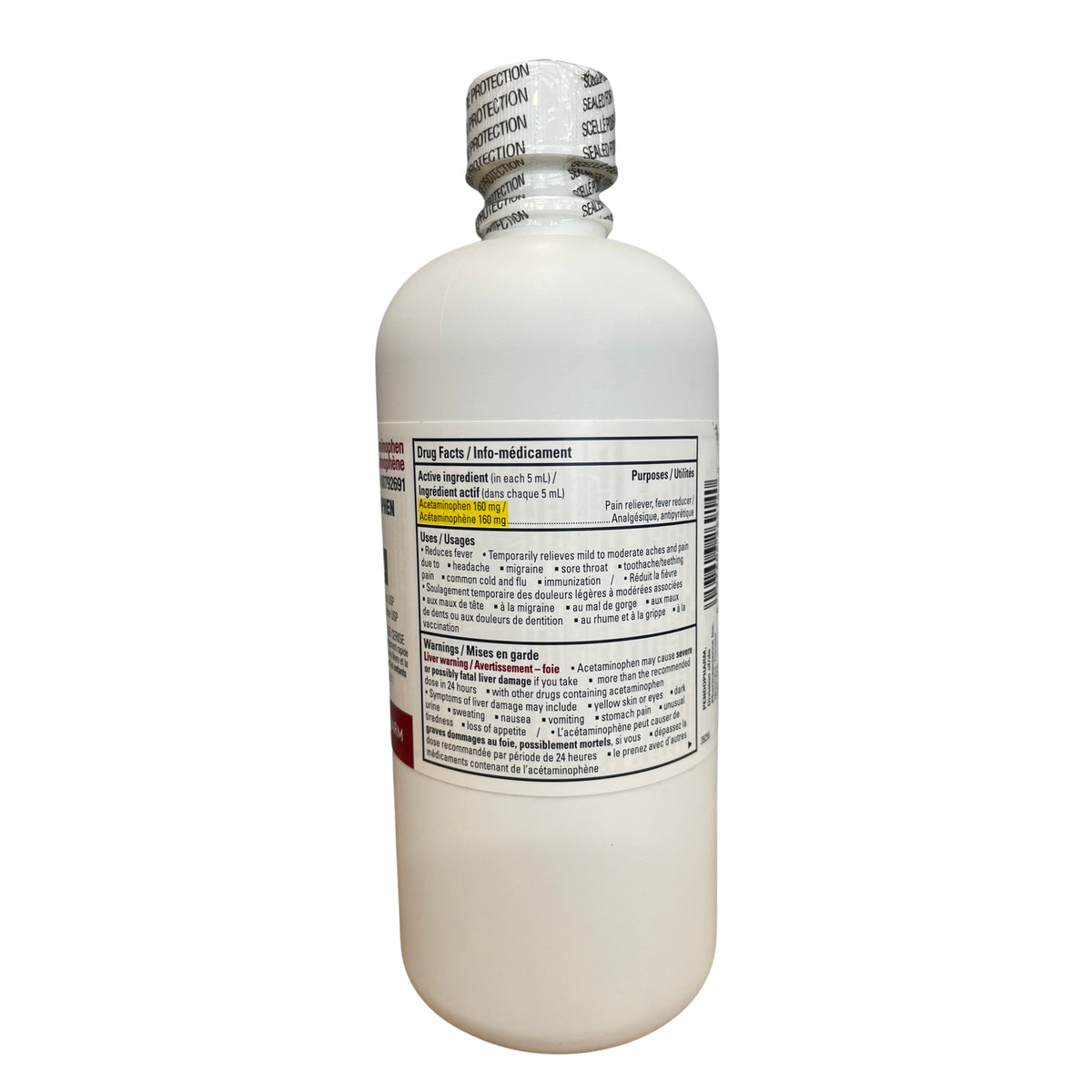 Pdp-Acetaminophen Solution 500 mL Bottle 32 mg/mL - Default Title - product image 3