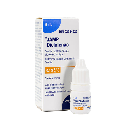 Jamp Diclofenac Ophthalmic Solution, 0.1 %, 5 mL