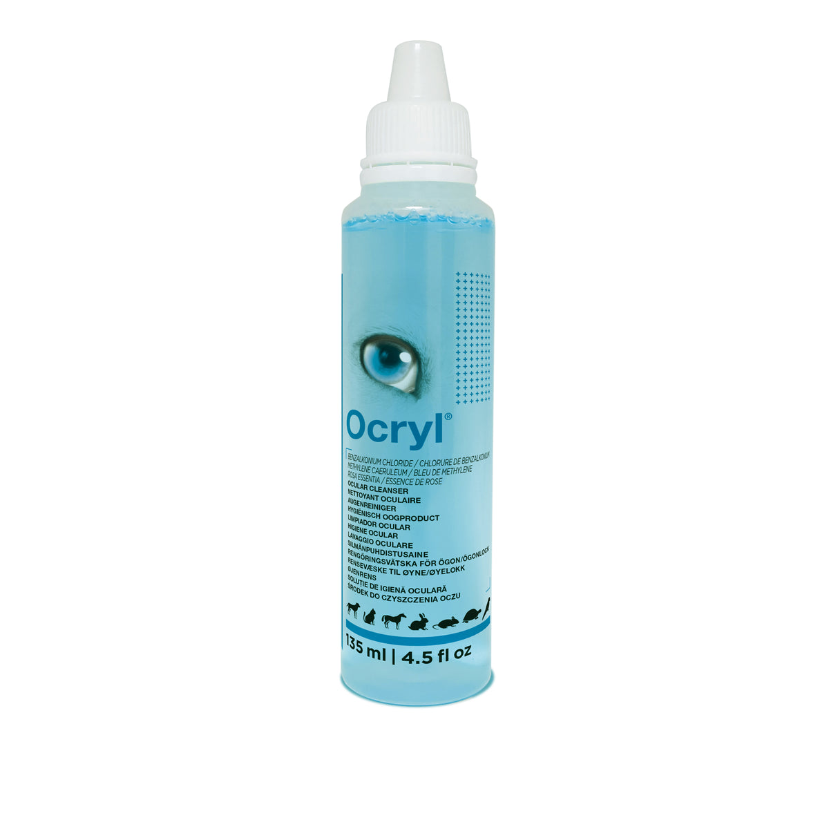 Ocryl Ocular Cleanser and Tear Stain Remover for Cats, Dogs, Horses and Small Pets 135 mL Bottle - view 1