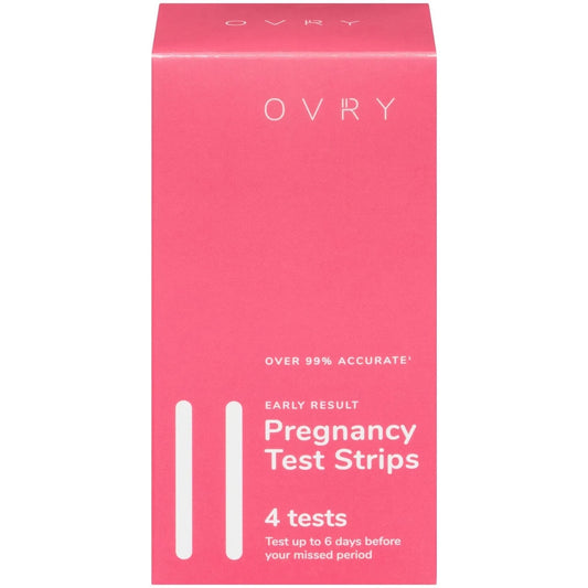 Ovry Early Result Pregnancy Test Strips front package