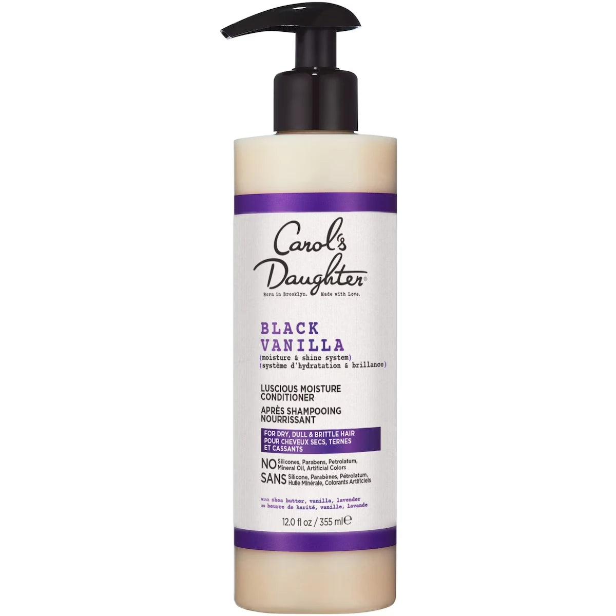 Carol's Daughter Black Vanilla Moisturizing Shine Enhancing Deep Conditioner with Shea Butter product package