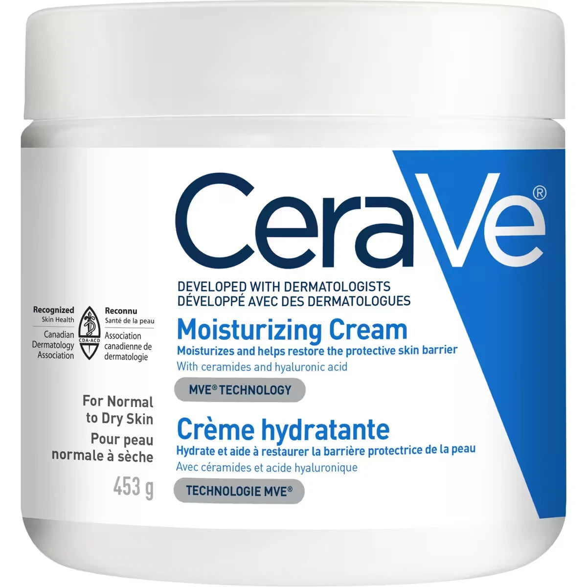 CeraVe Moisturizing Cream For Normal to Dry Skin 453 g product image