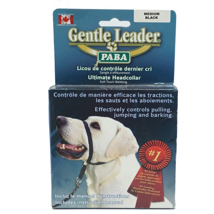 Headcollar for Dogs 1 Unit, Black, Medium - view 3