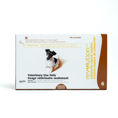 Revolution for Dog, 5.1 - 10 kg (Brown), 6 Tubes - view 1