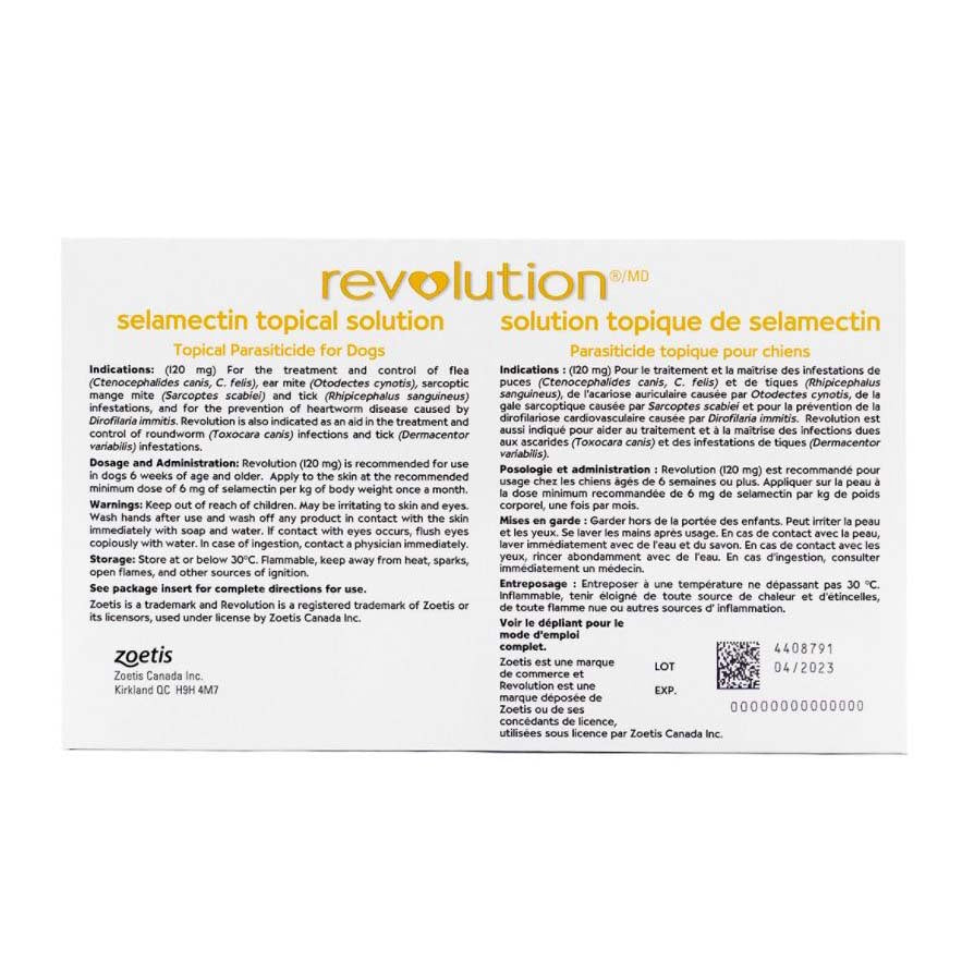 Revolution for Dog, 10.1 - 20 kg (Red), 6 Tubes - view 2