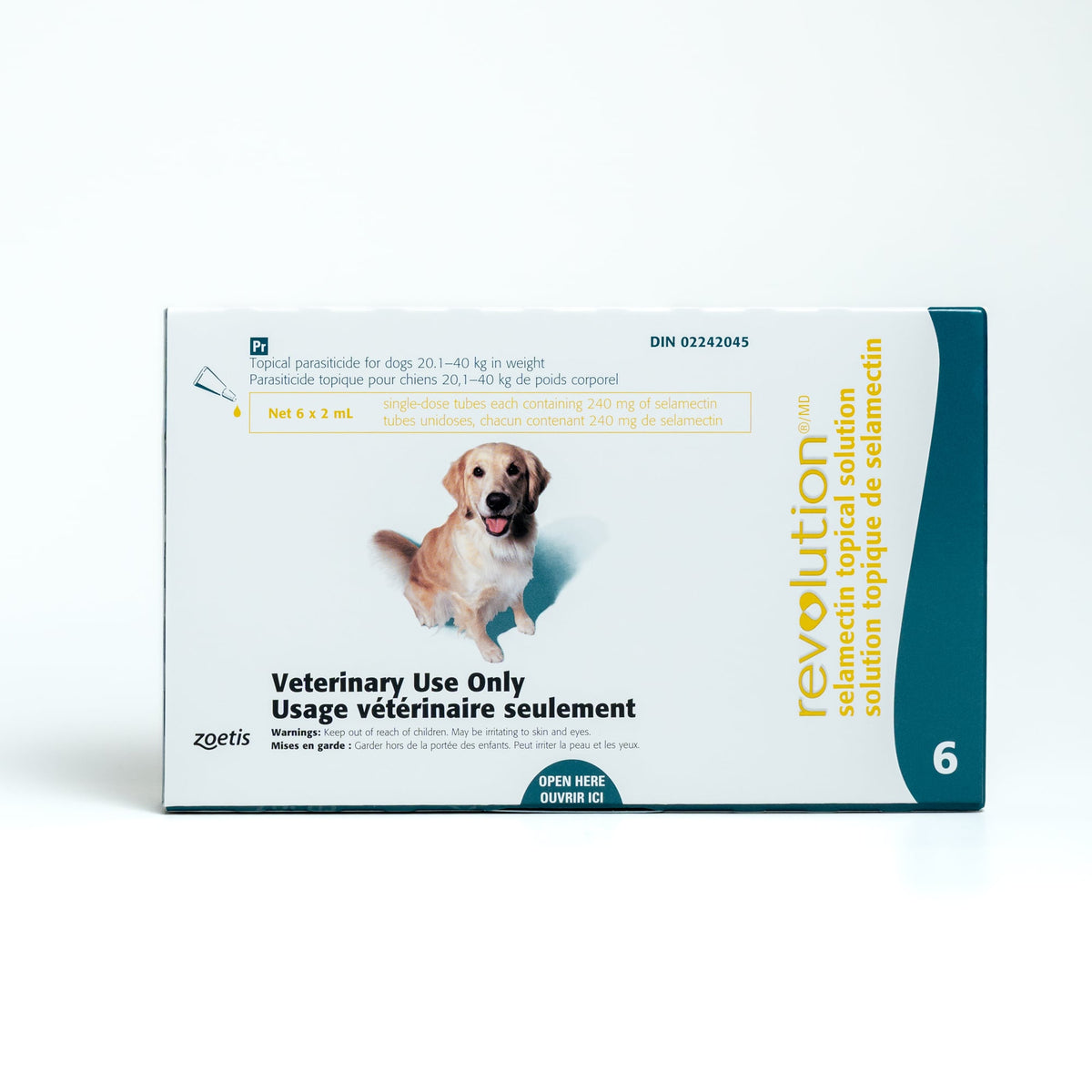 Revolution for Dog, 20.1 - 40 kg (Aqua), 6 Tubes - view 1