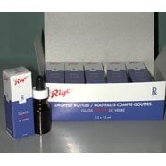 Amber Glass Dropper Bottle with Glass Pipette - 25 mL - product image 1