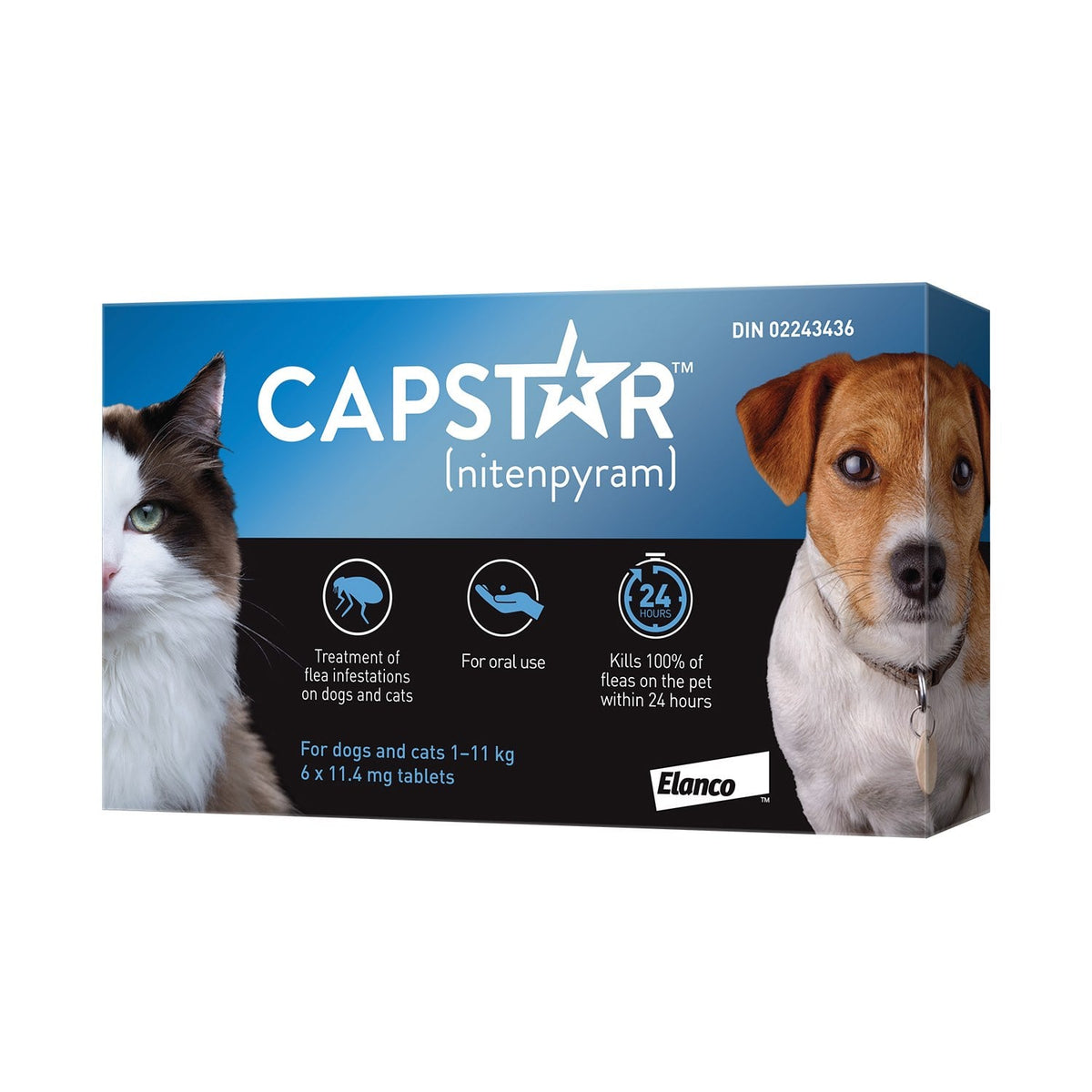 Capstar for Cats and Dogs 6 Tablets 11.4 mg - Default Title - product image 1
