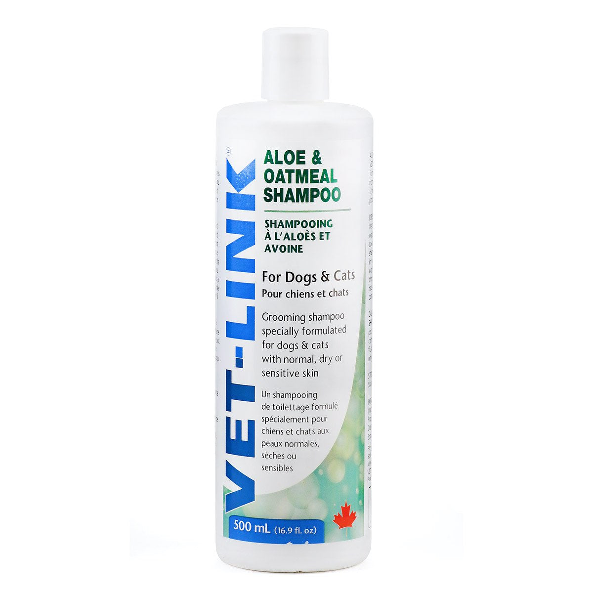 Vet-Link Aloe and Oatmeal Shampoo for Cats and Dogs 500 mL Bottle - Default Title - product image 1