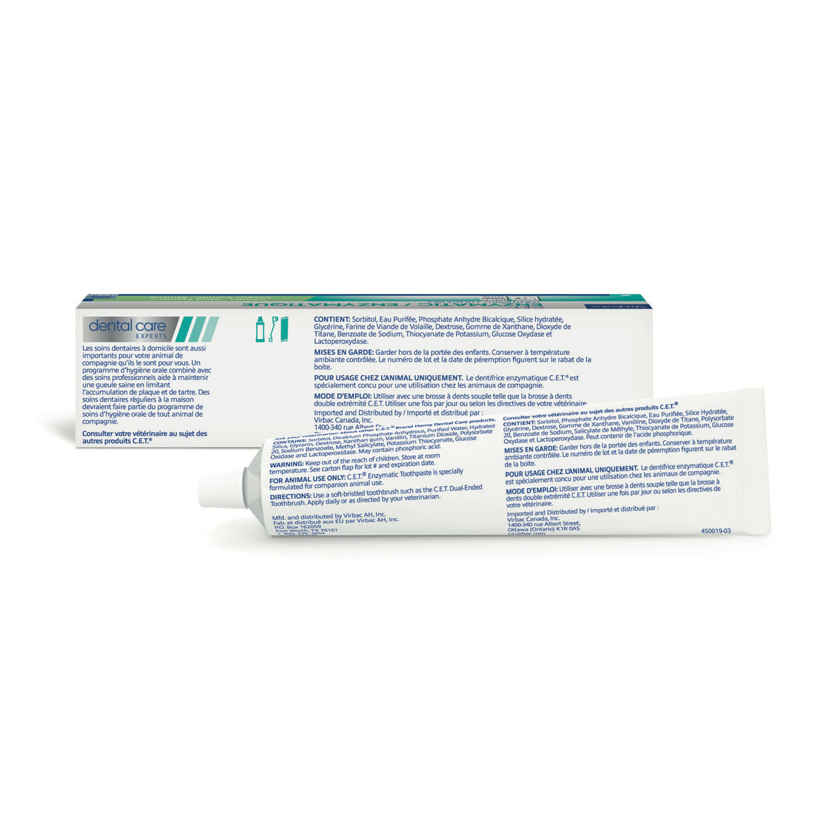C E T Enzymatic Toothpaste Dor Cats and Dogs - Vanilla Mint / 70 g - product image 2