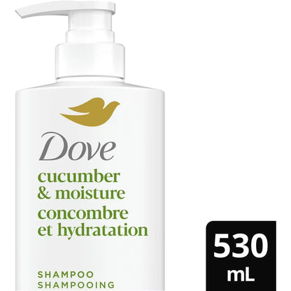 Dove Cucumber Moisture Shampoo for Dry Hair, with Liquid Bio-Protein care, 530 ML product detail