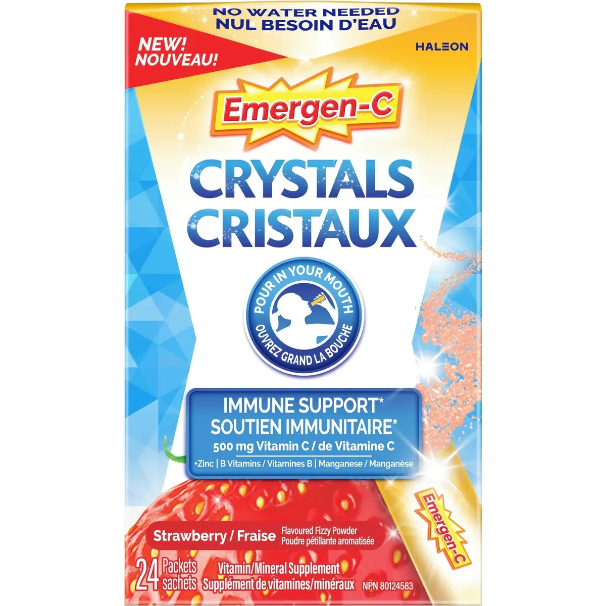 Emergen-C Crystals Strawberry Flavour product image
