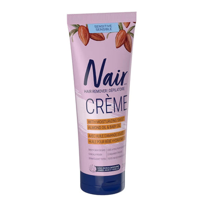 Nair Sensitive Formula Hair Removal Crème with Sweet Almond Oil and Baby Oil product detail