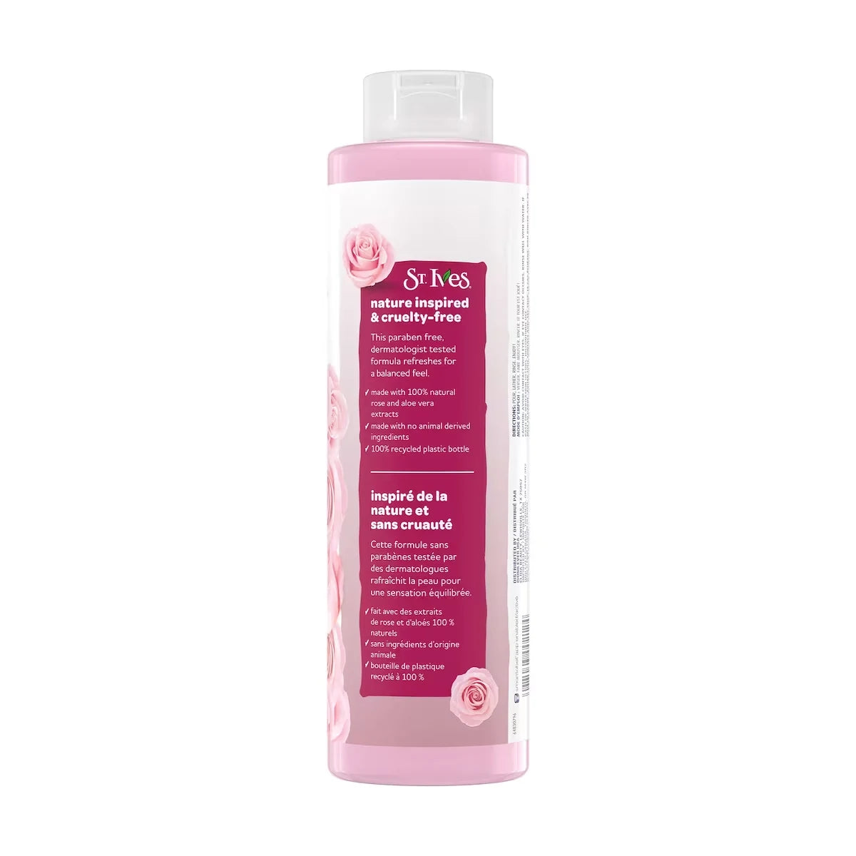 St. Ives Refreshing Body Wash for Women, Rose Water & Aloe Vera, 22 fl oz product detail