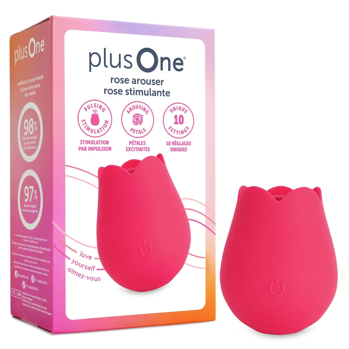 Plus One plusOne Rose Vibrator for Women product detail