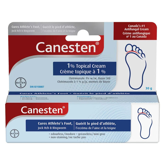 Canesten Antifungal 1-Percent Topical Cream, Burning, Scaling, Soreness, 15 g 30 g product image