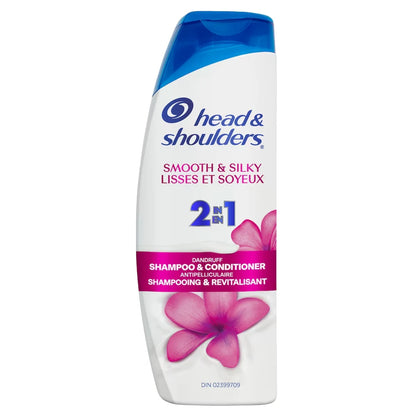 Head & Shoulders Smooth & Silky 2-in-1 Shampoo + Conditioner front package