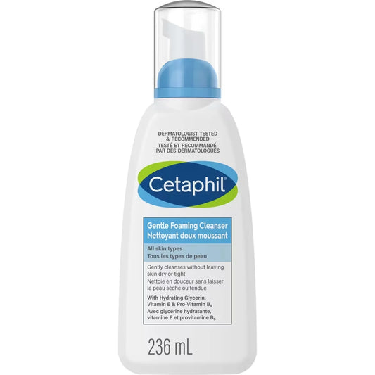 Cetaphil Gentle Foaming Cleanser - Daily Face Wash for Sensitive Skin front package