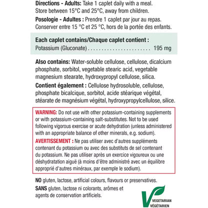 Jamieson Potassium 195 Mg Timed Release product detail