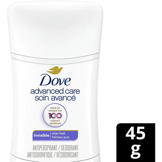 Dove Advanced Care Invisible Sheer Fresh Scent Deodorant for Women front package