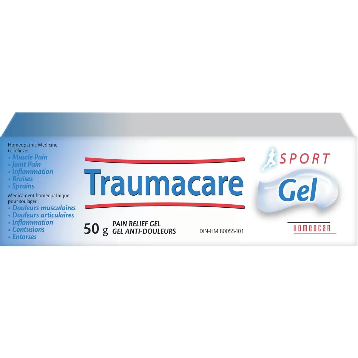 Traumacare Sports Gel front package