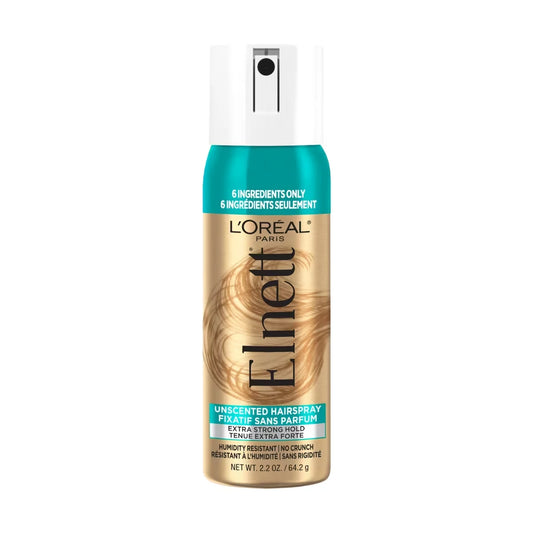 L'Oréal Paris Extra Strong Hold Hairspray, Elnett Satin Unscented, Travel Size product image
