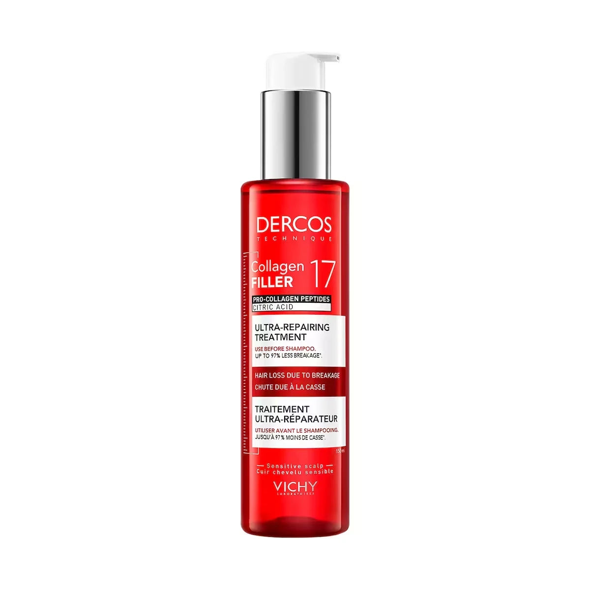 Vichy Dercos Collagen 17 FILLER Pre-Shampoo Hair Treatment product image