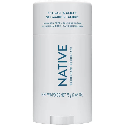 Native Deodorant Sea Salt & Cedar 75g front package