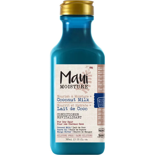 Maui Moisture Nourish & Moisture + Coconut Milk Conditioner front package