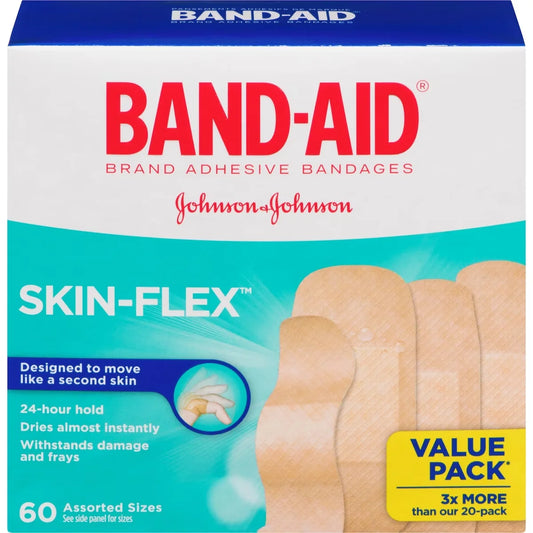 Band-Aid Skin-Flex Adhesive Bandages front package