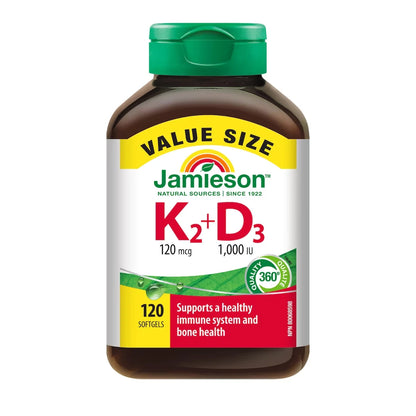 Jamieson Vitamin K2 & D3 view 2