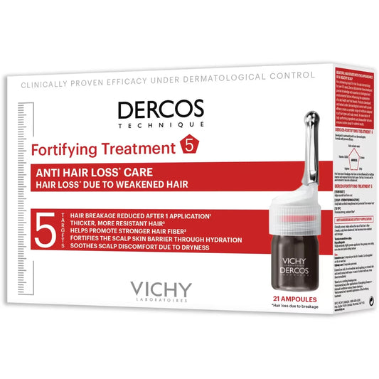Vichy Dercos Fortifying Treatment Anti Hair Loss Ampoules 21x6 mL product package