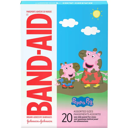 Band-Aid Adhesive Bandages for Kids, Peppa Pig front package