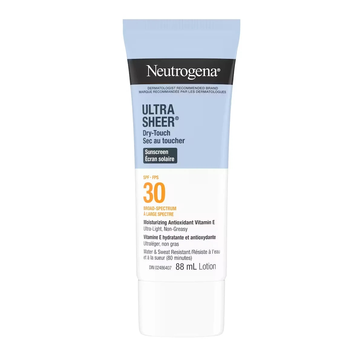 Neutrogena Sunscreen Lotion SPF 30, Ultra Sheer Dry-Touch front package