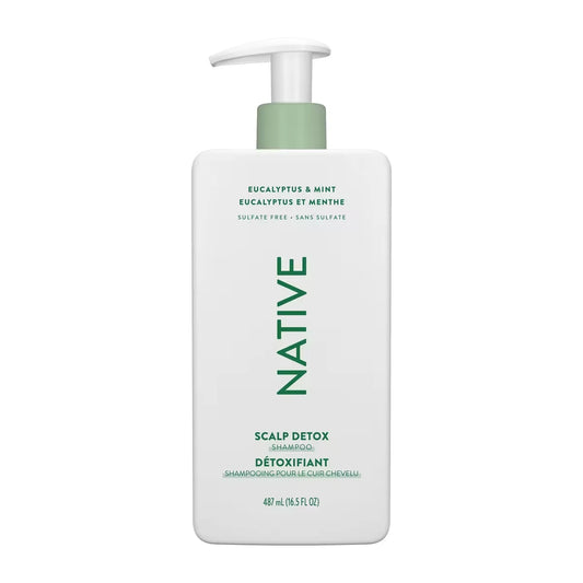 Native Eucalyptus & Mint Scalp Detox Shampoo front package