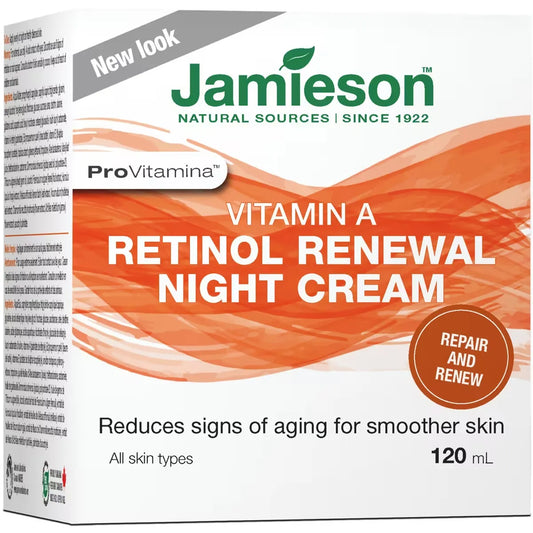 Jamieson Retinol Renewal Night Cream front package