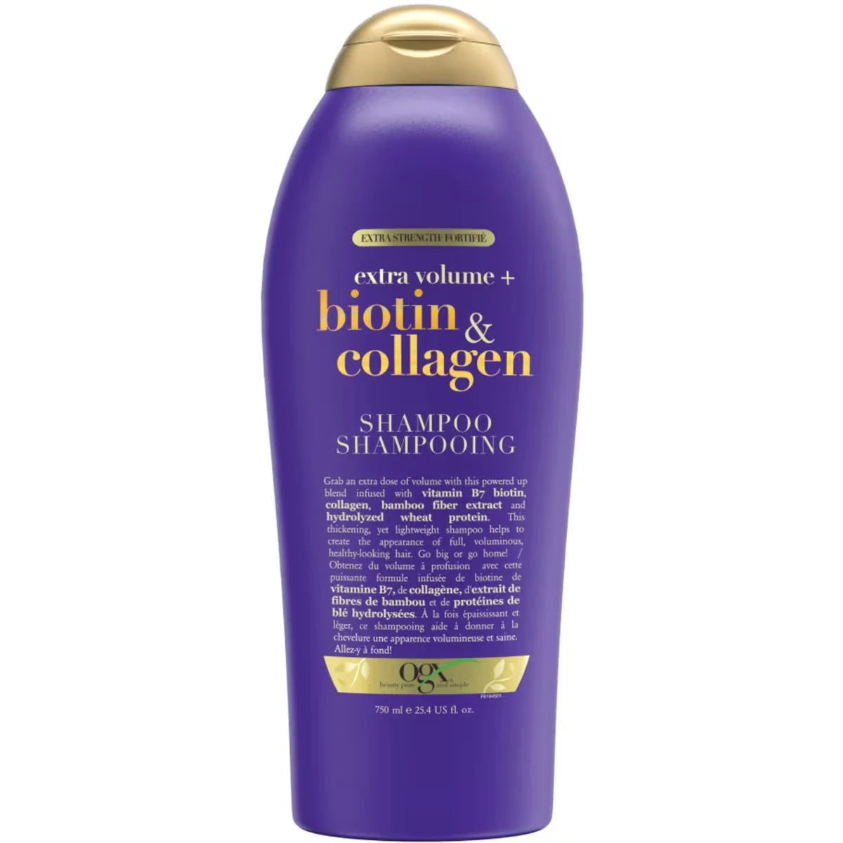 OGX Biotin & Collagen Shampoo front package