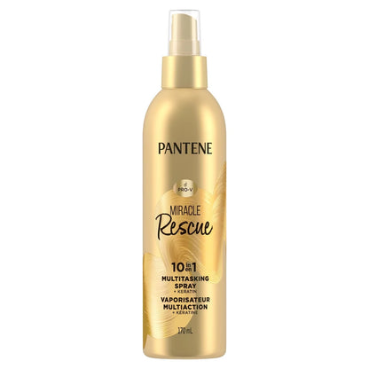 Pantene Miracle Rescue 10in1 Multitasking Spray + Keratin front package
