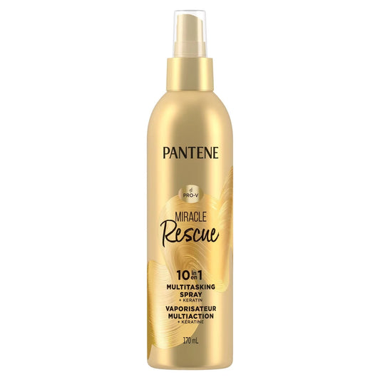 Pantene Miracle Rescue 10in1 Multitasking Spray + Keratin front package