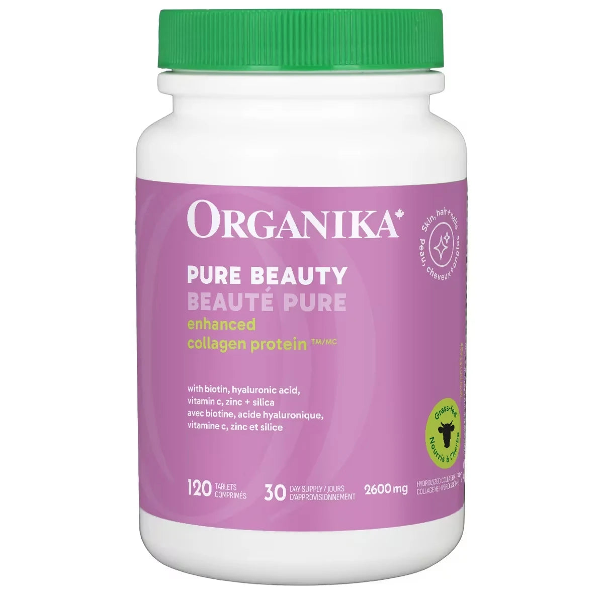 Organika Enhanced Collagen Pure Beauty front package