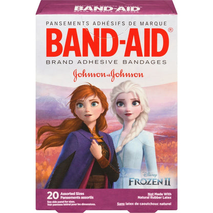 Band-Aid Adhesive Bandages for Kids, Frozen front package