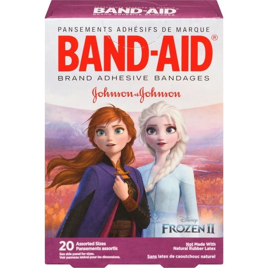 Band-Aid Adhesive Bandages for Kids, Frozen front package