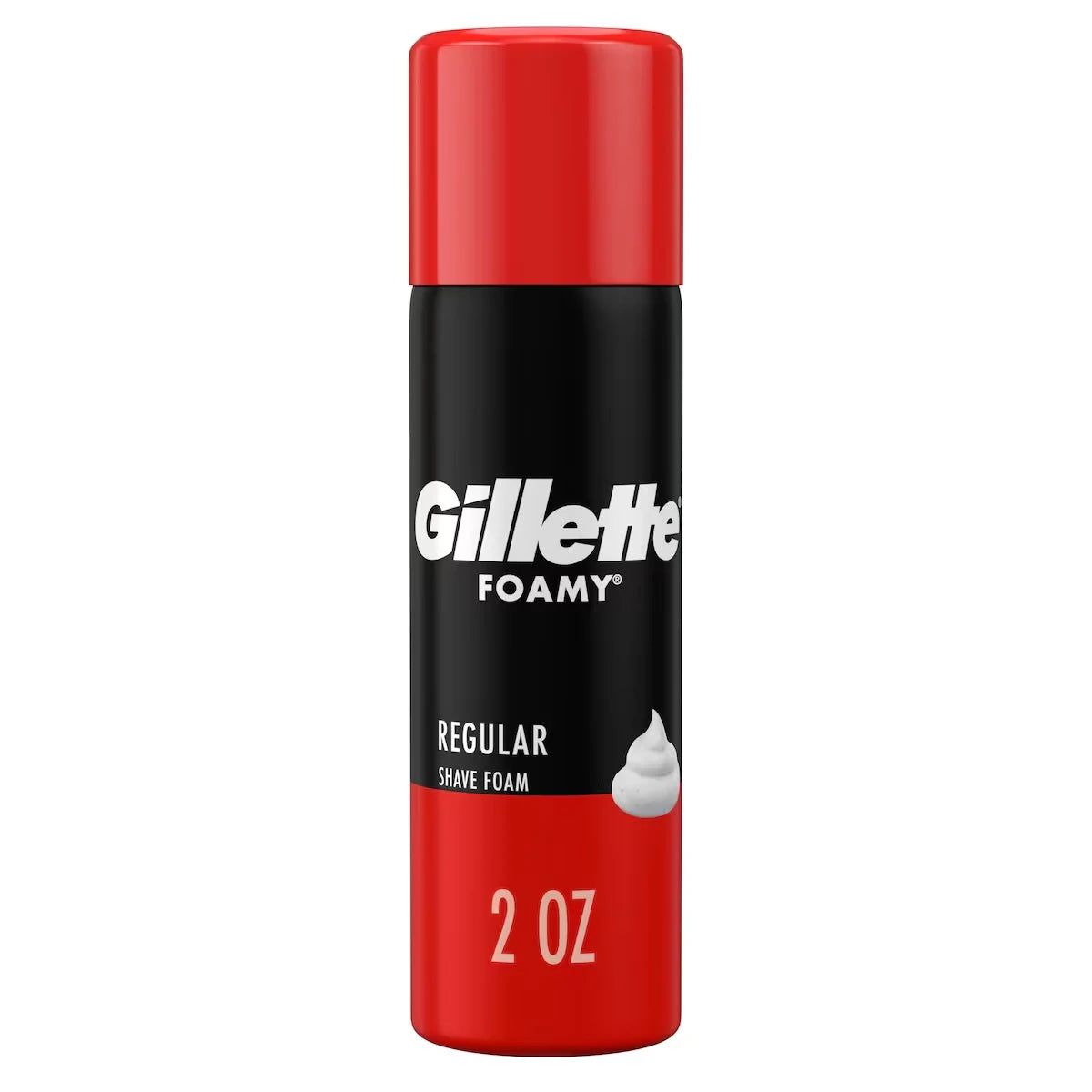 Gillette Foamy Classic Shave Foam for Men Original Scent, 2oz front package